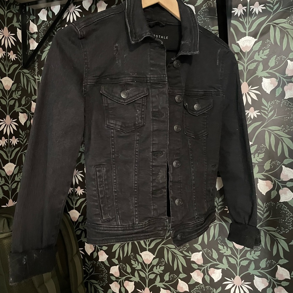Aeropostale Black Denim Jacket